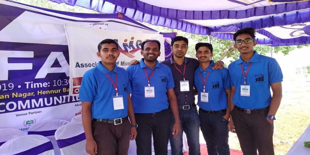 RYT Team at AMP Job Fair in Bangalore