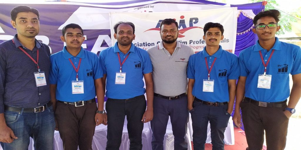 RYT Team at AMP Job Fair in Bangalore